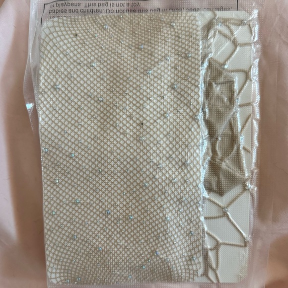 *NWT* 2 Pair of Rhinestone fishnet tights-OS - Picture 3 of 3
